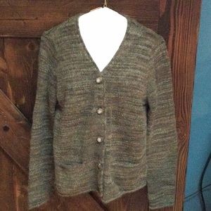 Evan-Picone V-neck cardigan sweater